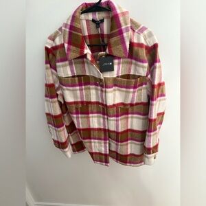 NWT- Joe’s JEANS- Firnanda Plaid Shirt Jacket
